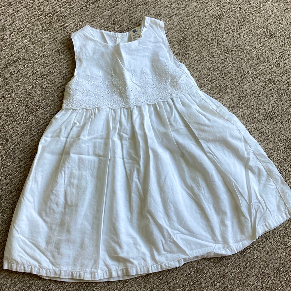 Adorable cotton white dress